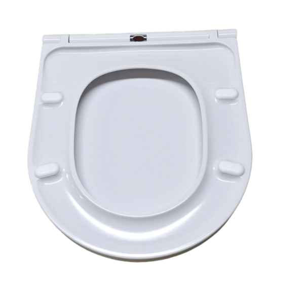 Cиденье для унитаза Aquatek Лея 41,7х36,3х3,6 см дюропласт, цвет белый, с крышкой, быстросъемное, микролифт (SoftClose), крепление