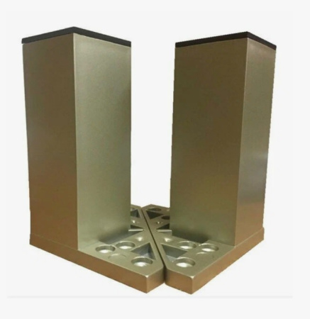 Ножки для мебели в комплекте 2 шт., универсальные, хром матовый (  INOX ) высота 12 см Cersanit ZP-NOGA-KPL2/Cm