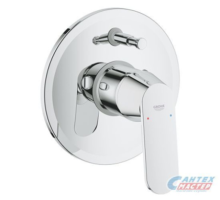 Смеситель для ванны Grohe Eurosmart Cosmopolitan скрытого монтажа хром 32879000 Смеситель для ванны Grohe Eurosmart Cosmopolitan скрытого монтажа хром 32879000