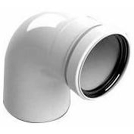 Отвод конденсационный ROMMER 80 мм 90° для дымоходов, угол для трубы