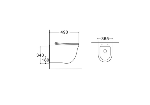 Комплект унитаза с инсталляцией Aquatek Классик Т (Сет) c сиденьем микролифт, безободковый, смыв Торнадо, без кнопки, без крепления