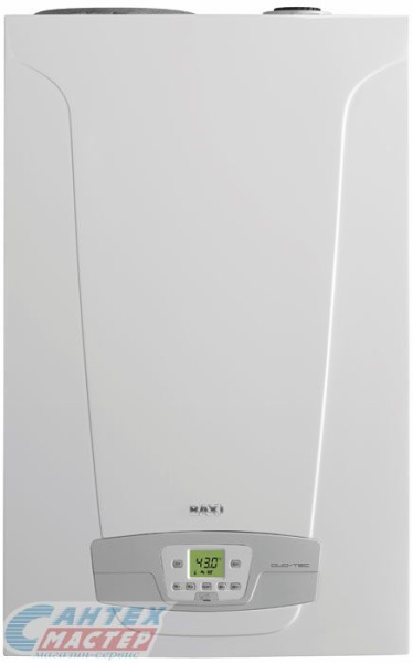 Котел газовый Baxi NUVOLA DUO-TEC HT 24 GA (240 кв. м) 24 кВт мощность, двухконтурный (2х), настенный, с закрытой камерой сгорания, для отопления, водяного теплого пола, горячей воды, ГВС, водоснабжения частного жилом дома, дачи