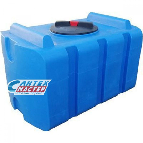 Емкость пластиковая (бак) Экопром ЭВП 200 литров  для воды,с крышкой с дыхательным клапаном (цвет-синий) 112.0200.601.0