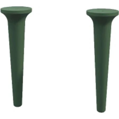 Ножки Cezares Idra для тумбы и пенала, 2 шт. размер 9х9х29 см дерево, цвет зеленый матовый (Verde Opaco)
