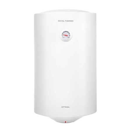 Водонагреватель Royal Thermo RWH 50 Optimal 50 л. электрический, настенный, вертикальный, накопительный, 1.5 квт, 705х397х385 мм, 230 В, (цвет белый, круглый), с нижней подводкой
