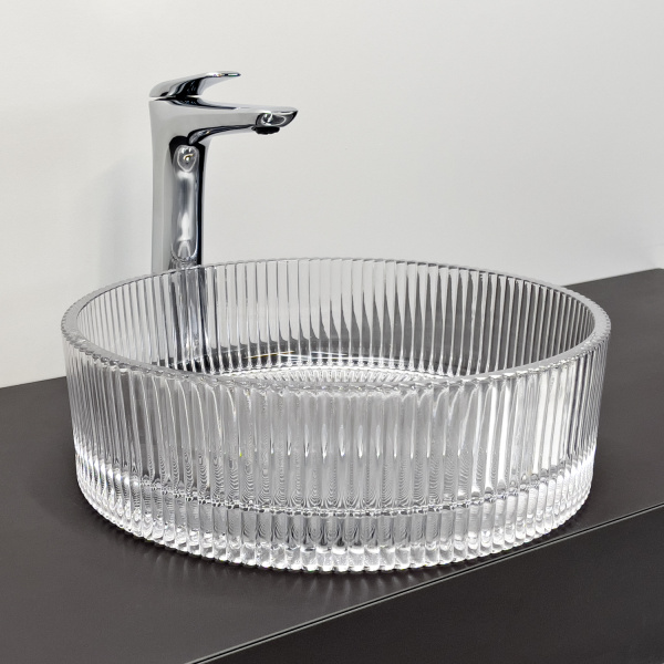 Тумба с раковиной Comforty Геленджик-120 120х52,5х50 см со столешницей мрамор Калакатта Блэк, подвесная, 1 распашная дверца/1 выдвижной ящик, ЛДСП/МДФ, прямоугольная, цвет белый матовый/раковина Comforty CF21001, круглая, из стекла, накладная