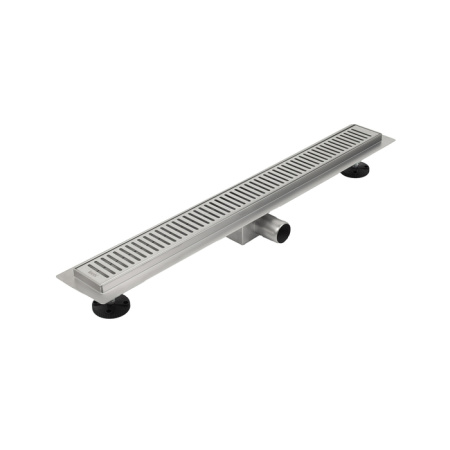 Водоотводящий желоб (Трап) IDDIS Level 700 мм, с перфорированной решеткой, цвет хром, горизонтальный выпуск, комбинированный затвор, выпуск 40/50 мм 975A7SB10DZ