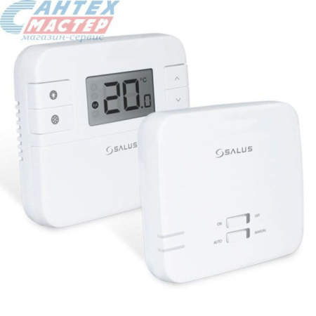 Термостат SALUS беспроводной, программируемый, OpenTherm, с беспроводным исполнительным устройством RT520RF