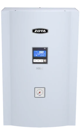 Котел электрический Zota 7.5 MK-S, 7.5 кВт, 220/380В, (75 кв. м2) одноконтурный, настенный, цвет белый, для контура отопления
