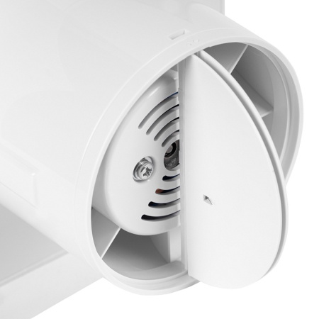Вентилятор вытяжной Royal Thermo Sunrise RAFR 120 V цвет белый, с обратным клапаном, 55 м2, 23 Вт, квадратный, осевой, ABS пластик