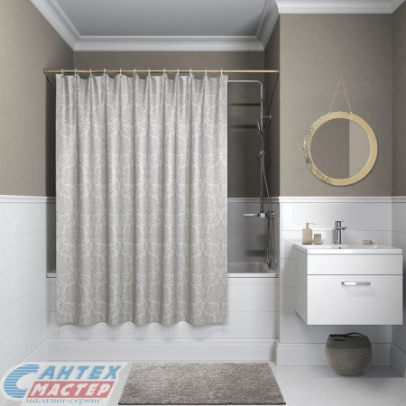 Шторка Iddis для ванной комнаты Decor 180х180 D01P118i11