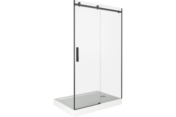 Душевое ограждение BAS Good Door Galaxy WTW-130-C-B 1300х1950 прозрачное стекло