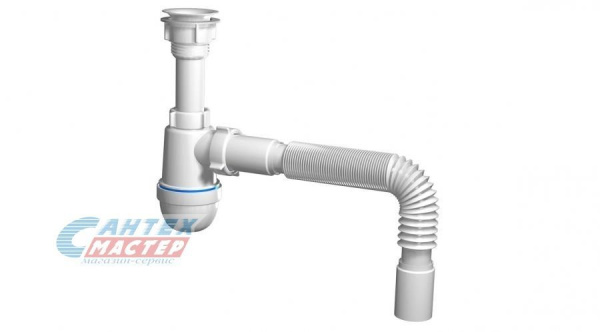 Сифон ANI Варяг 1 1/2*40 с гофрой 40*50