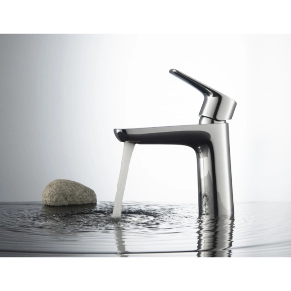 Смеситель для раковины/умывальника Aquatek Бетта однорычажный, неповоротный, фиксированный, излив длина 125 мм высота 98 мм латунь, цвет хром