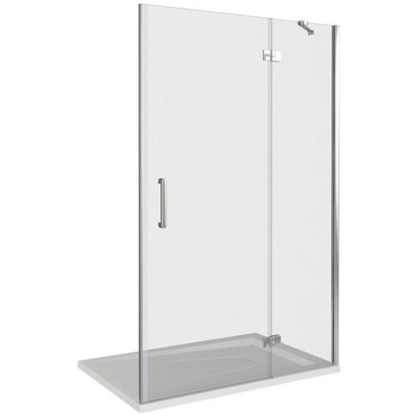 Душевое ограждение BAS Good Door Saturn WTW-110-C-CH-R правое 1100х1850 прозрачное стекло
