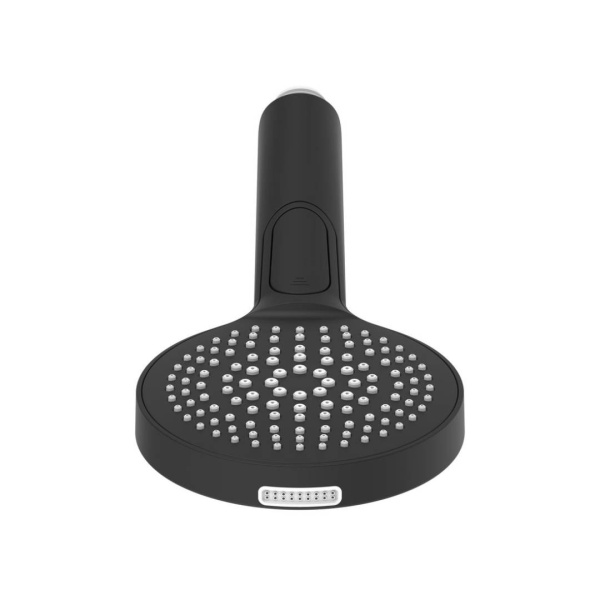 Душевая лейка Olives D194B круглая, 4 режима, черный, ABS пластик, 121х245 мм