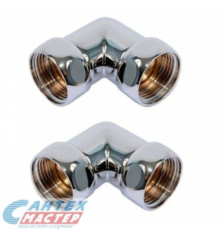 Соединение угловое 3/4х1/2" в/в Luxon для полотенцесушителя (пара) LUX-740SCH0504 Соединение угловое 3/4х1/2" в/в Luxon для полотенцесушителя (пара) LUX-740SCH0504