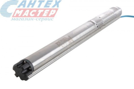 Насос погружной Grundfos SQ 2-55, 2 м³/ч, напор 54 м, 0.7 кВт, с нижним забором (скважинный, колодезный) центробежный, многоступенчатый, электрический, нержавеющая сталь, для скважины, бытовой, для чистой воды, водоснабжения дома, дачи