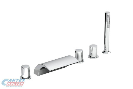 Смеситель для ванны Ravak WF 025.00 врезной каскадный хром X070060
