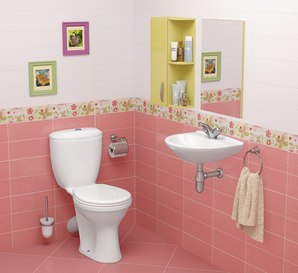 Раковина Santeri Родничок, 45.2x37х16 см, подвесная, полукруглая, цвет белый, керамическая/фарфоровая, с отверстием под смеситель, без слива-перелива