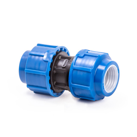 Муфта ПНД 110 мм Lammin соединительная, равнопроходная, фитинг компрессионный (обжим) для туб