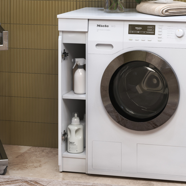 Тумба под столешницу Vigo Urban 200-1-0, 79,2х86,1х48 см, для стиральной машины, напольная, 1 распашная дверца, МДФ/ЛДСП, (под столешницу), цвет: белый