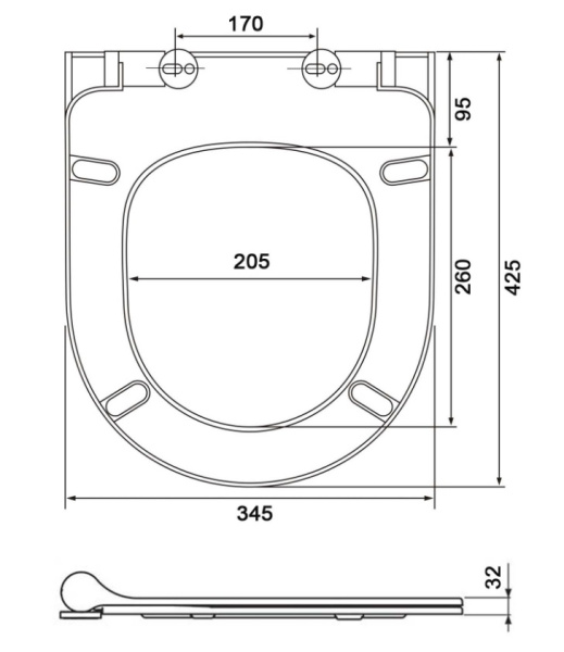 Cиденье для унитаза Aquatek Либра New 42,5х34,5х3,2 см дюропласт, цвет белый, с крышкой, быстросъемное, микролифт (SoftClose), крепление