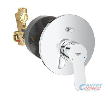 Смеситель для ванны Grohe BauEdge скрытого монтажа хром 29079000