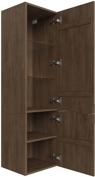 Пенал Allen Brau Glority 40 подвесной, (правый) 2 распашные дверцы, цвет дуб антик, в ванную комнату