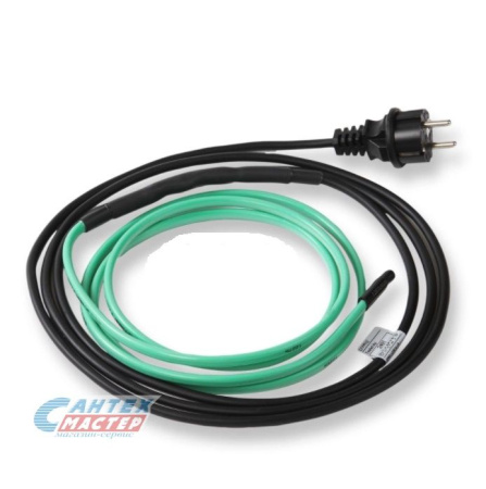 Кабель греющий  Ensto Plug'n Heat 3м, 27Вт, комплект с вилкой, саморегулирующийся, электрический, нагревательный Кабель греющий  Ensto Plug'n Heat 3м, 27Вт, комплект с вилкой, саморегулирующийся, электрический, нагревательный