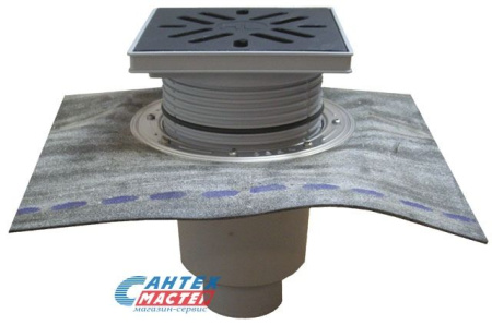 Дворовый трап Ду160 с вертикальным выпуском, HL 616/5