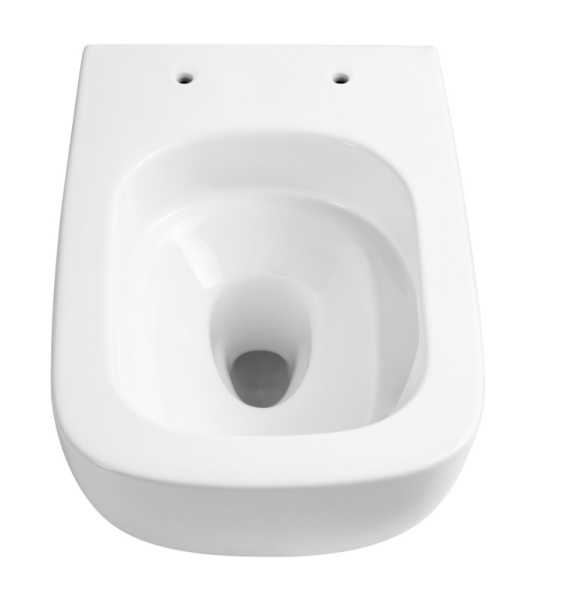 Унитаз подвесной Aquatek Медея, белый, горизонтальный (в стену) выпуск, с быстросъемным сиденьем микролифт, дюропласт, безободковый, смыв торнадо, под скрытый бачок