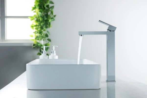 Смеситель для раковины/умывальника Aquatek Либра однорычажный, неповоротный, фиксированный, высокий, излив длина 163 мм высота 257 мм латунь, цвет хром