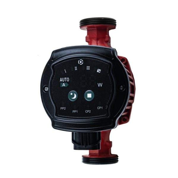Насос циркуляционный Kromwell PE1L 25/4G 180, с частотным регулированием D25 мм, L180 мм, 3 м³/ч, напор 4 м, 10 бар, 24 Вт, 220/230 В для системы отопления, гайки в комплекте