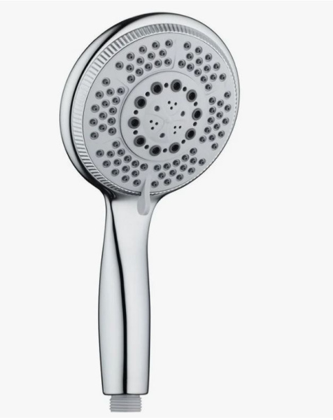 Душевая насадка OSGARD AMANT, круглая, с 5-режимами, хромированная/пластмассовая, для душа/ванной