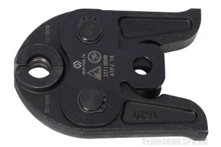 Насадка MVI 16 мм. (клещи) для электрического пресс-инструмента, для фитингов из нержавеющей стали стандарт V, для труб, трубопроводов, отопления ATPJ.16