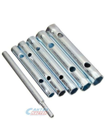 Набор ключей Fit трубчатые свечные набор 10 шт. 6 - 22 мм (63740)