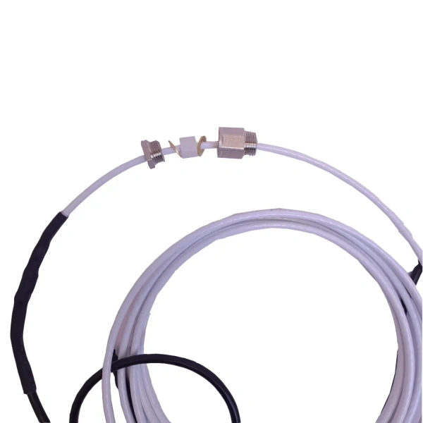 Кабель греющий Сила Обогрева SRF 15 CT WHITE 8 м. комплект для обогрева трубы с герметичным вводом, в трубу