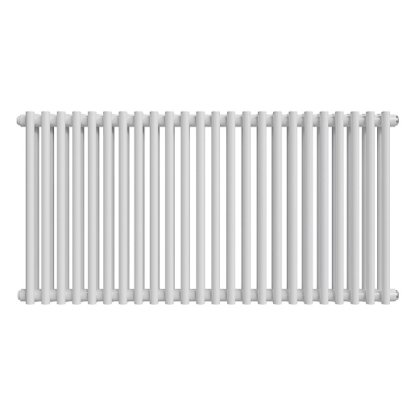 Радиатор Royal Thermo Shift R22 C2050 стальной 2 трубчатый, 24 секции, боковое подключение, для отопления квартиры, дома, водяные, мощность 1488 Вт, цвет белый RAL9016