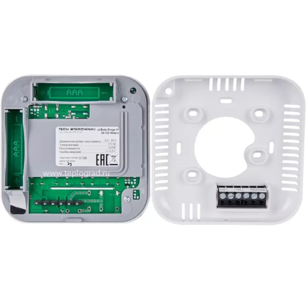 Терморегулятор STOUT Tech R-10 S беспроводной (белый), комнатный, для систем электрического теплого пола, термостат электронный, программируемый, с жк дисплеем, аналоговый, температуры, с таймером, для инфракрасного, кабельного теплого пола