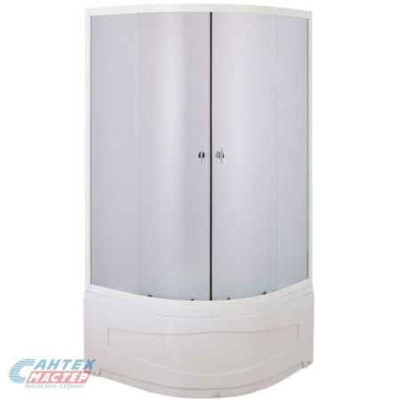 Душевой уголок Niagara NG-006 90х90х193 см, с глубоким/высоким поддоном, полукруглый (с сифоном), без крыши, матовое стекло, раздвижной, стеклянный, пластиковый, хромированный профиль, без антискольжения, комплект, угловой, четверть круга, для душа Душевой уголок Niagara NG-006 90х90х193 см, с глубоким/высоким поддоном, полукруглый (с сифоном), без крыши, матовое стекло, раздвижной, стеклянный, пластиковый, хромированный профиль, без антискольжения, комплект, угловой, четверть круга, для душа