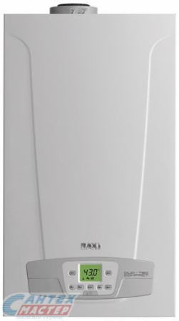 Котел газовый Baxi LUNA DUO-TEC Compact HT 24 GA (240 кв. м) 24 кВт мощность, двухконтурный (2х), настенный, с закрытой камерой сгорания, для отопления, водяного теплого пола, горячей воды, ГВС, водоснабжения частного жилом дома, дачи