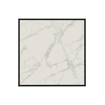 Конвективно-радиационная отопительная панель Stout WHITE STONE SCT 60х60 белый гранит / черный корпус, 300 Вт электрический