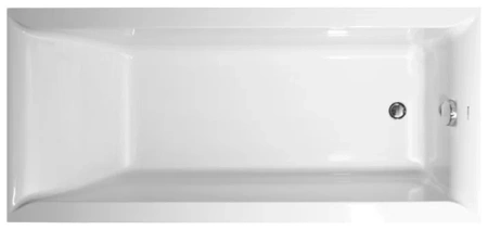 Ванна VAGNERPLAST VERONELA 150x70 пристенная, акрил, цвет- белый, (без гидромассажа, рамы, сифона, фронтальной панели), прямоугольная