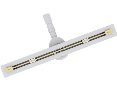 Трап щелевой REA NEO ULTRA SLIM PRO 800, D50, цвет золото, для душа в полу, сухой/мокрый затвор, горизонтальный выпуск, нержавеющая сталь, прямоугольный