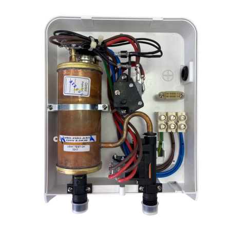 Водонагреватель проточный Stiebel Eltron DDH 6 однофазный электрический, настенный, 6 кВт,  274х220х95 мм, 220В, (цвет белый, квадратный, плоский) с нижней подводкой 236385