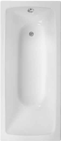 Ванна Wotte Vector 170х75х44,5 см чугунная цвет белый без ручек/ножек, прямоугольная, пристенная