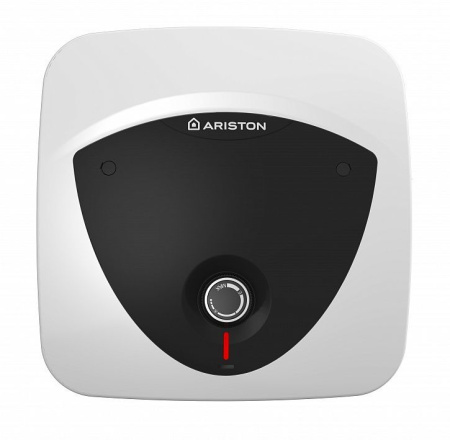 Водонагреватель 6 л Ariston ABS ANDRIS LUX 6 UR электрический, настенный, под раковиной, накопительный тип, 1.5 квт, 315х315х250 мм, 230в (цвет белый, квадратный, плоский) с нижней подводкой