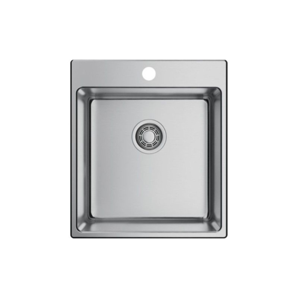 Мойка Omoikiri Amadare 45-IN , 450х50,5 см, врезная, нержавеющая сталь, квадратная, цвет серебристый, отверстие под смеситель, слив-перелив, для кухни, прямая, встроенная Мойка Omoikiri Amadare 45-IN , 450х50,5 см, врезная, нержавеющая сталь, квадратная, цвет серебристый, отверстие под смеситель, слив-перелив, для кухни, прямая, встроенная