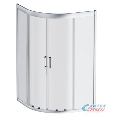 Душевое ограждение Am.Pm Gem 90х90х150 профиль хром матовый прозрачное стекло W90G-401A090WT